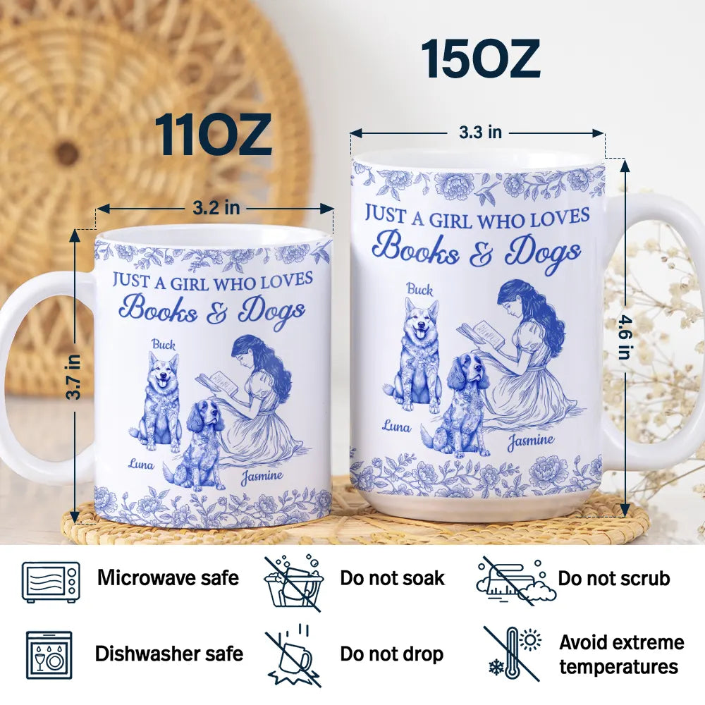 Just A Girl Who Loves Books And Dogs - Personalized White Edge-to-Edge Mug 19fb343d-c69d-4f70-98c5-7302df0de799-JustAGirlWhoLovesBooksAndDogs-PersonalizedWhiteEdge-TS859-CLA1297-Mk4.jfif