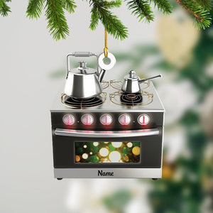 Kitchen Electric Stove Christmas Ornament, Xmas Tree Decor, Loved Kitchen Electric Stove Ornament, Christmas Ornament