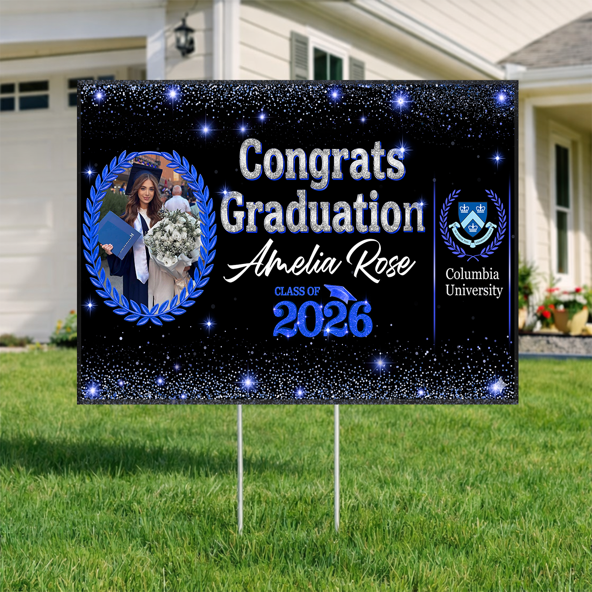 Glitter 26 Graduation Yard Sign Class of 2026 Lawn Sign 1_00d5422a-4295-4267-93e7-1a5a6f990732.png