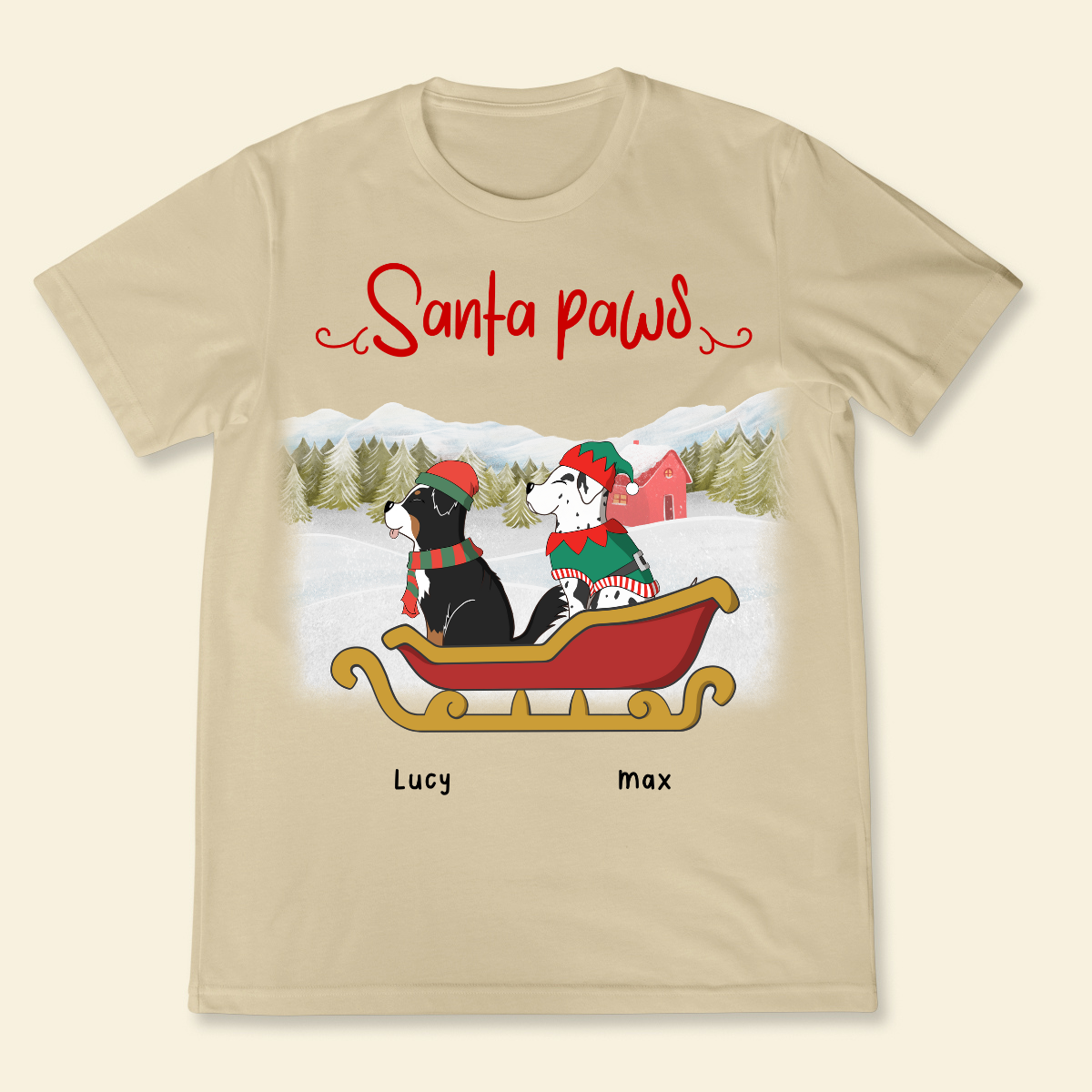 Santa Paw Custom Dog Cat Breed Christmas Personalized Shirt,Pet Lover Christmas Gift, Santa Paws, Christmas Pajamas, Funny Dog Shirt, Dog Lover Gifts 1_01c08b70-6632-4755-9fbf-133ac3014441.png