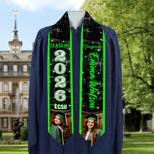 Custom Photo Graduation Sash - Personalized Stoles