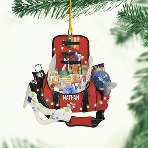 EMT Bag Ornament - Personalized Ornament - Christmas Gift For EMT Workers Acrylic Ornament