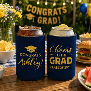 Graduation Party Favors, Graduation Can Cooler, Grad Gifts, College Graduation Favors, Class of 2026 Gift, Cheers to the Graduate