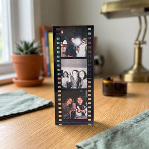 Film Roll Acrylic Photo Block, Personalized Friend Keepsake, Friendship Memory Gift