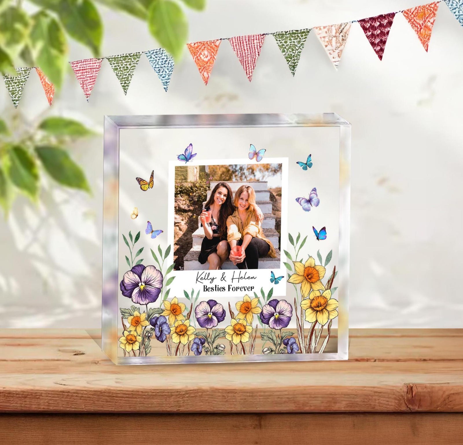 Personalized Bestie Photo Acrylic Block, Bestie Gifts, Gift for Bestie, BFF Gift, Best Friend Birthday Gift, Friendship Gift, Gift For Her