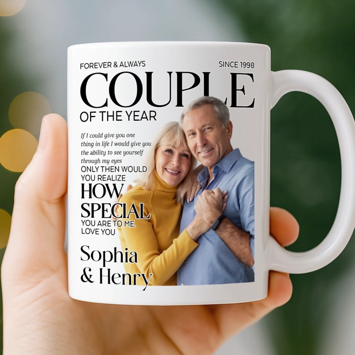 Couple Of The Year - Personalized Mug - Anniversary Gift, Valentine's Day Gift For Couple