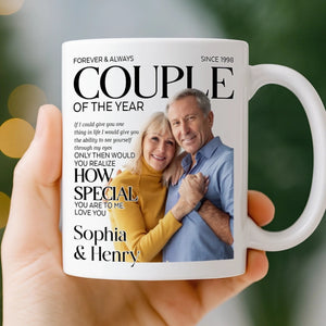 Couple Of The Year - Personalized Mug - Anniversary Gift, Valentine's Day Gift For Couple