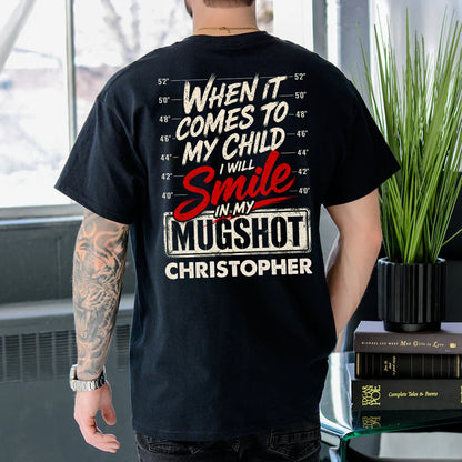 Custom Back Printed Shirt - Personalized Father's Day Birthday Gifts For Dad, Grandpa - Dad s Love Lasts Forever