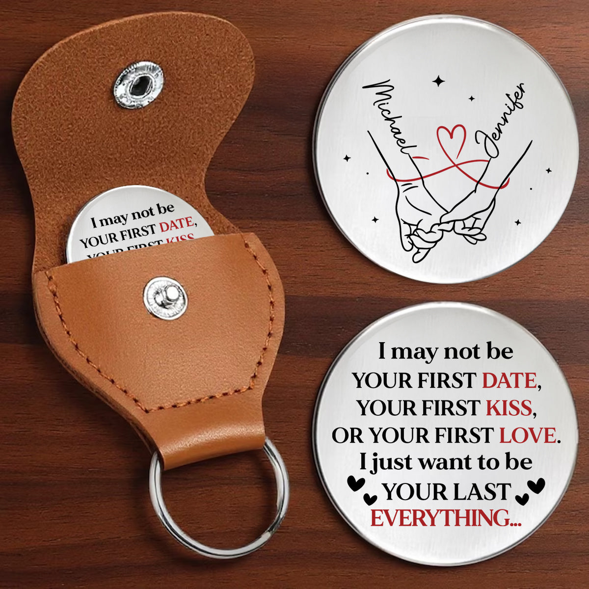 I May Not Be Your First Date - Personalized Pocket Hug