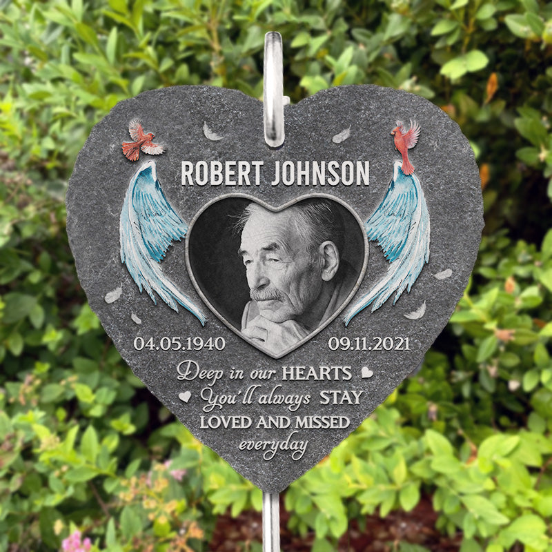 You'll Always Stay Loved And Missed - Personalized Garden Stake - Memorial Gift