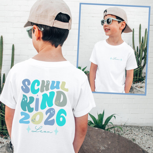 Schoolchild 2026 T-Shirt, Personalized, Shirt with Name & Year, Schoolchild 2026, Gift Idea for Schoolchildren, Back to School Gift