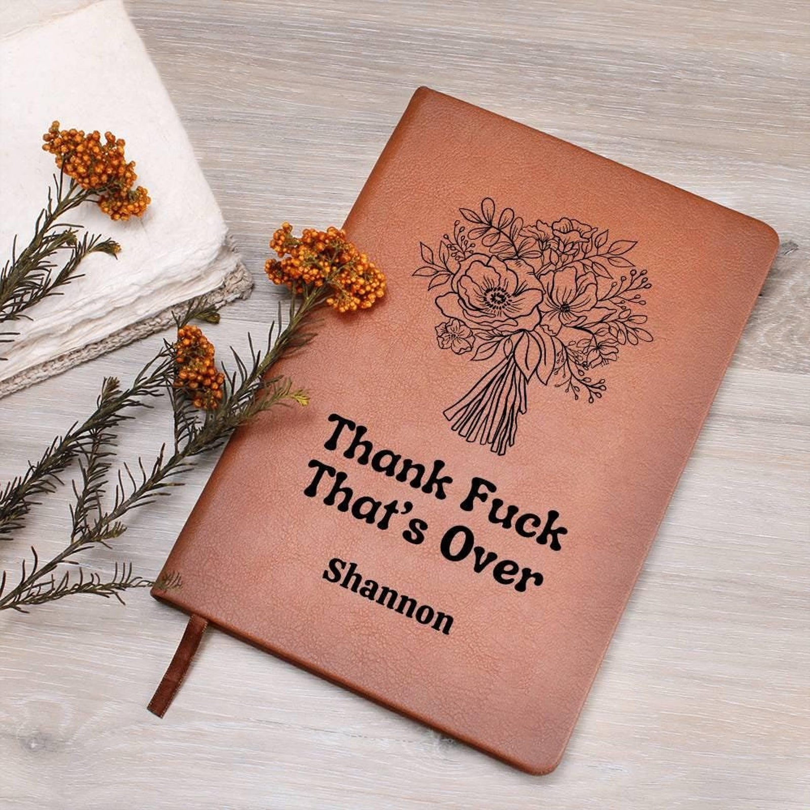 Personalized New Beginnings Journal, Finally Free, Divorced, Divorce Breakup, Fresh Start, Starting Over, New Chapter, Freedom, Funny Gift