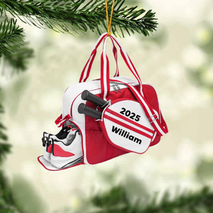 Pickleball Bag - Personalized Acrylic Ornaments - Christmas Gift for Pickle Ball Player