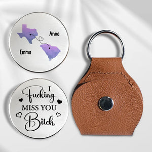 I Wish We Lived Closer - Personalized Pocket Hug - Long Distance Gift For Friends, Family