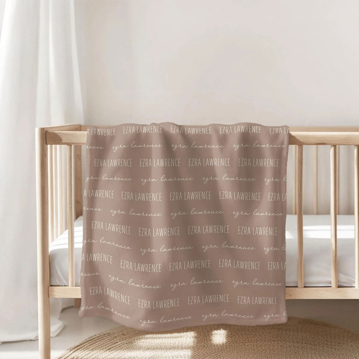 Custom Baby Blanket with Name, Personalized Name Blanket, Newborn Hospital Blanket, Custom Baby Gift, Baby Name Swaddle