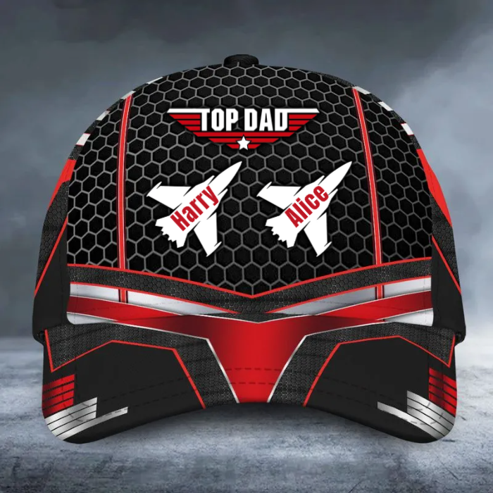 Top Grandpa Dad - Personalized Classic Cap - Father's Day Gift For Dad, Grandpa