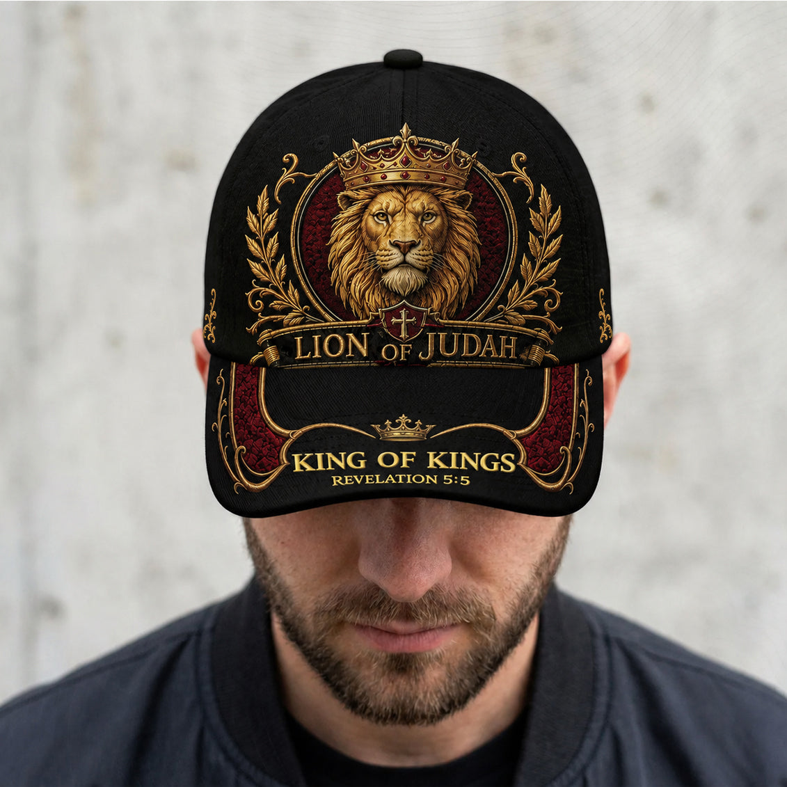 Lion of Judah King of Kings Christian Cap