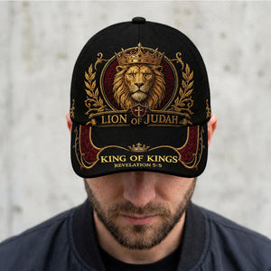 Lion of Judah King of Kings Christian Cap