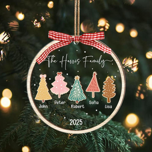 Family Christmas Ornament, Family Ornament, Christmas Ornaments, Personalized Christmas Ornament, Family Name Ornament, Family Keepsake 2025