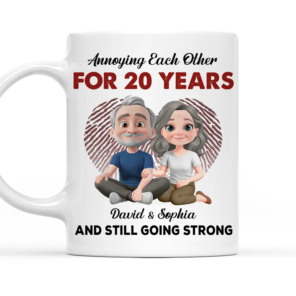 Annoying Each Other For Years But Always Arm In Arm - Personalized Mug - Valentine's Day Gift, Anniversary Gift For Couple