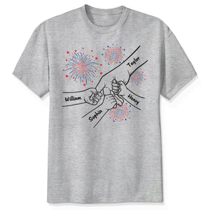 All American Dad Mom - Personalized Apparel - 4th Of July Independence Day Gift