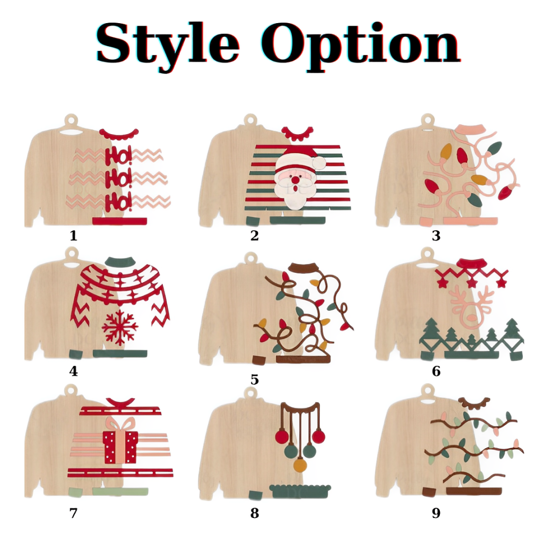 Ugly Sweater Christmas Ornaments, Ugly Christmas Sweater, Christmas Sweater, Christmas ornaments