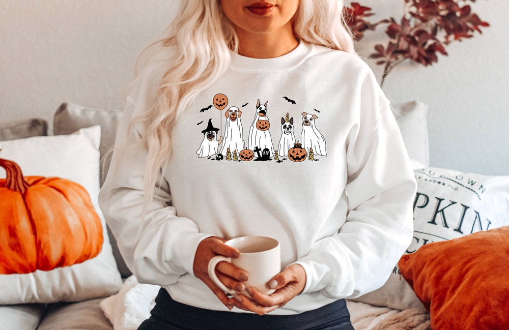 Halloween Sweatshirt, Halloween Sweater,2025 Happy Halloween, Retro Spooky Season, Ghost Sweatshirt,halloween Dog Sweatshirt,ghost Dog Shirt 1.jpg