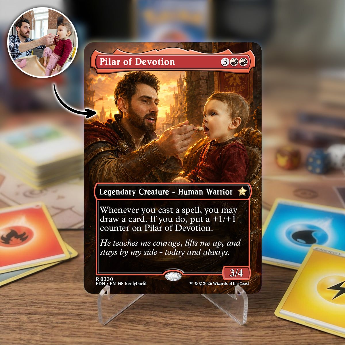 Legendary Creatures - Father's Day Poke Card