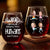 Wine Because Raising Tiny Humans Ain't Easy - Personalized Wine Glass - Gift For Mom, Mother's Day, Birthday Gift