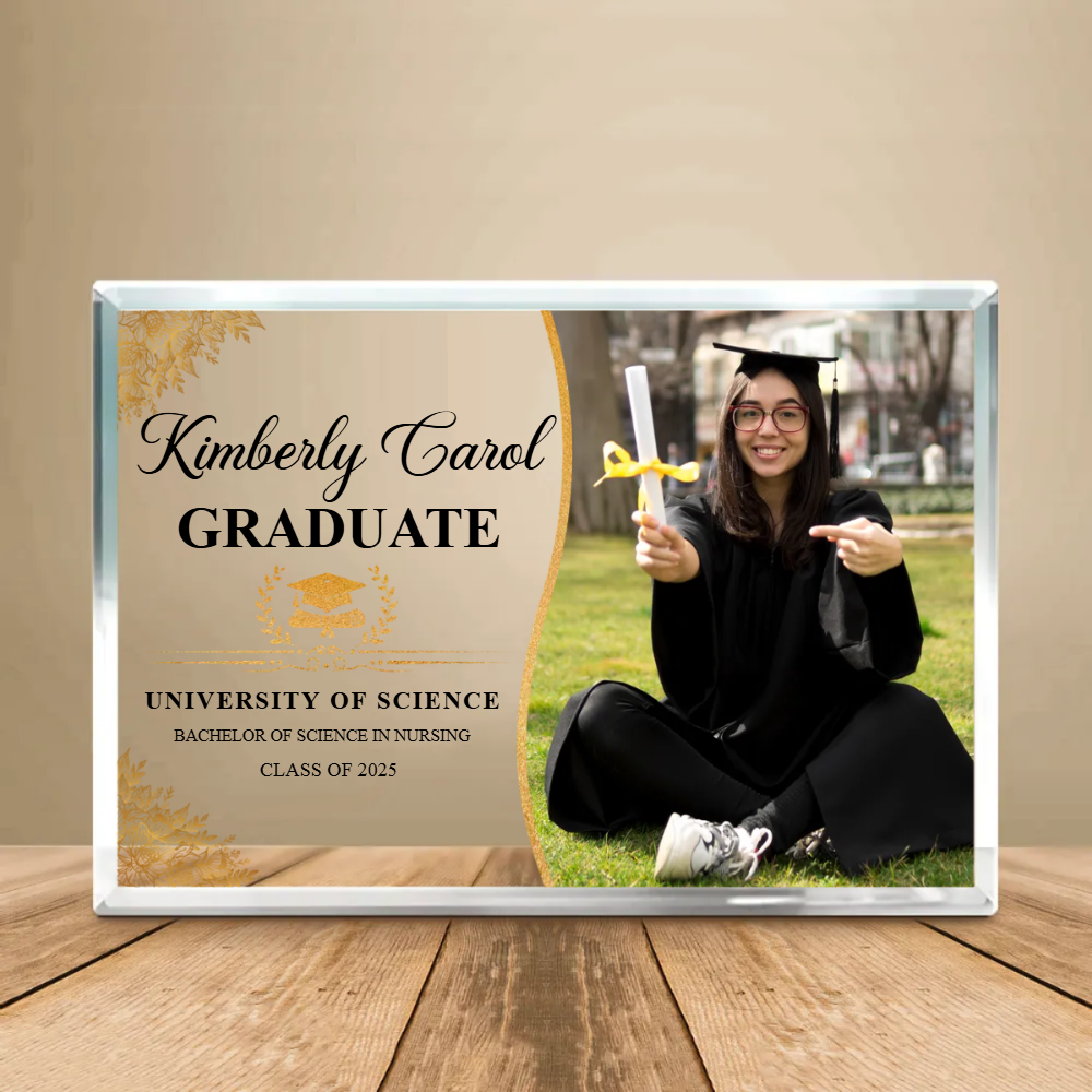 Personalized Graduation Acrylic Gifts, Custom Photo Acrylic Plaque, Grad Gift Acrylic Plaque, New Graduate Gift, Graduation Gift