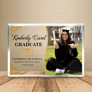 Personalized Graduation Acrylic Gifts, Custom Photo Acrylic Plaque, Grad Gift Acrylic Plaque, New Graduate Gift, Graduation Gift