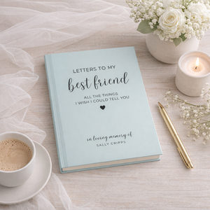 Loss of Best Friend Memorial Gift, Best Friend Memorial Journal Friend Sympathy Gift, Loss of Loved One, Letters To My Best Friend, Sister