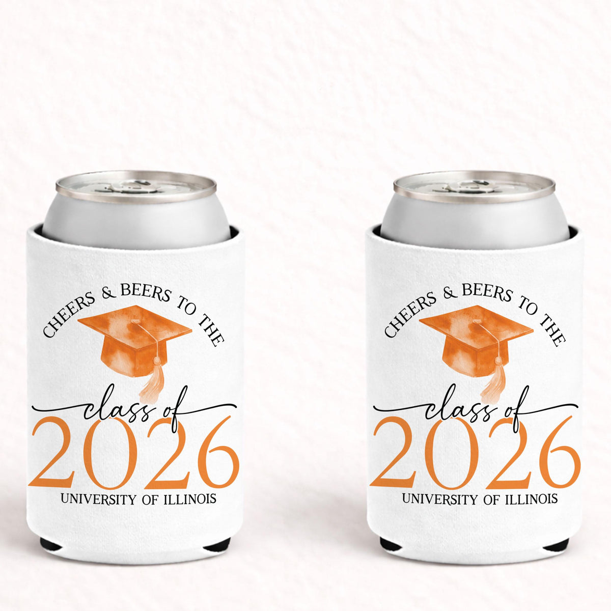 Personalized Graduation Party Favors, Class of 2026 Can Coolers, College Graduation Party Decor, Gifts for Graduates
