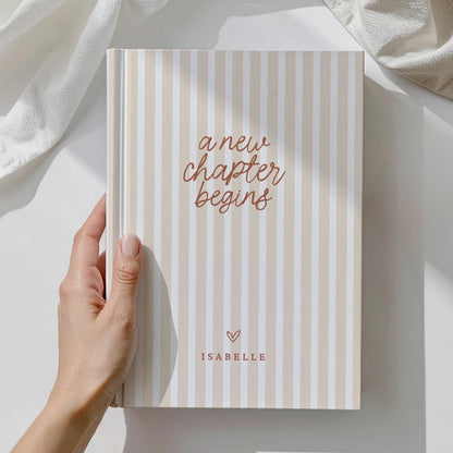 A New Chapter Begins Journal, Personalized Class of 2026 Graduation Gift, Gift For Daughter