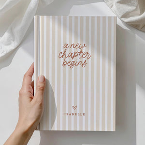 A New Chapter Begins Journal, Personalized Class of 2026 Graduation Gift, Gift For Daughter