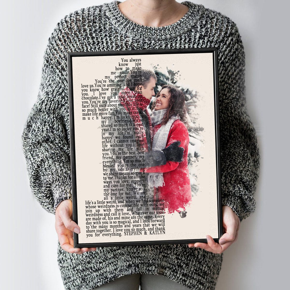 Personalize 1st Anniversary Gift for Boyfriend, 1 Year Anniversary Gift for Husband, First Year Together, Unique First Year Anniversary Gift