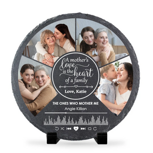 Mother The Heart Of The Family Custom Song And Photos - Personalized Stone - Happy Mother s Day Gift, Gift For Mom, Unique Gift For Mom