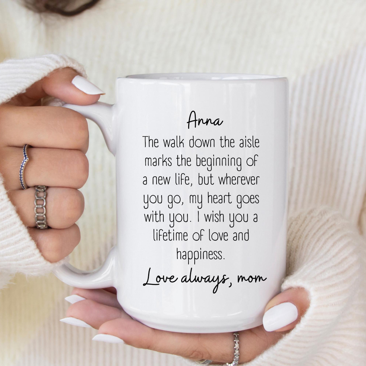 Forever My Daughter - Personalized Mug - Gift For Daughter On Wedding Day