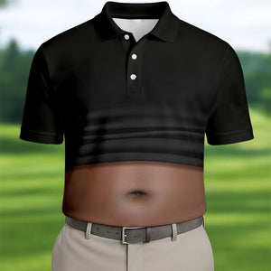 Men's Funny Golf Polo Shirts, Custom Golf Shirt, Unique Gift For Golfer, Fun Golf Shirts For Men