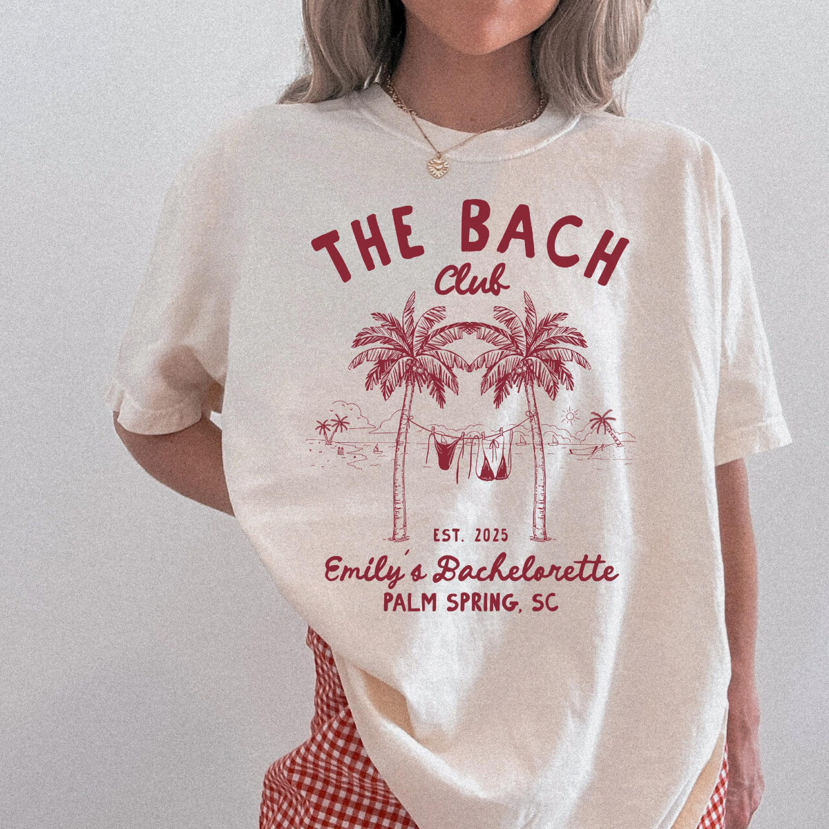 Custom Beach Bachelorette Shirts, Coastal bachelorette Party Tee, Beach Bride Shirt, Personalized The Bach Club Shirts,Beach Bach Party Gift