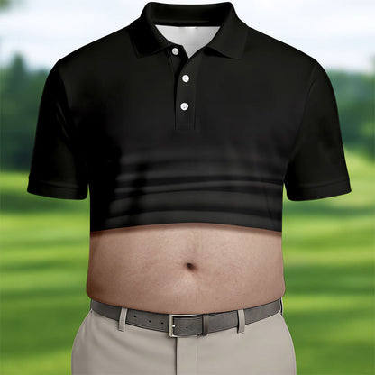 Men's Funny Golf Polo Shirts, Custom Golf Shirt, Unique Gift For Golfer, Fun Golf Shirts For Men
