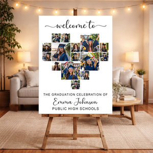 Graduation Heart Photo Personalized Welcome Sign Party 1_453b6193-764c-4277-a7b3-81c9e896b852.png