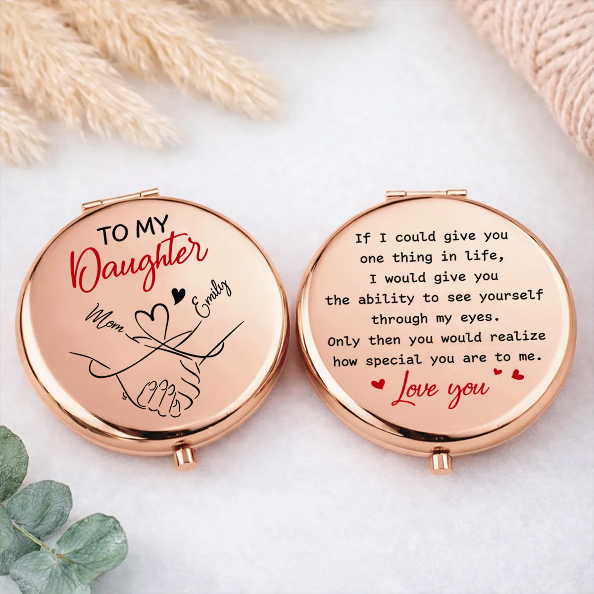 How Special You Are To Me - Personalized Custom Compact Mirror