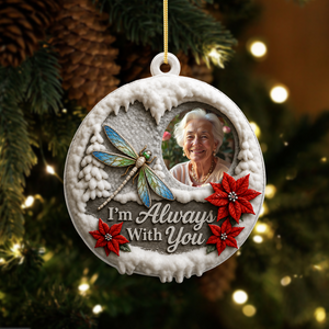 Loved Beyond Words Always Personalized Memorial Sympathy Gifts  - Real 3D Raised Ornament