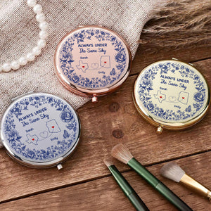 Under The Same Sky - Personalized Compact Mirror