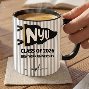 School Pennant Flag - Personalized Mug