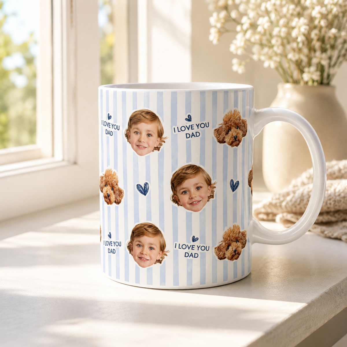 Personalized Photo Mug, Mother's Day Mug, Baby Face Cup, Custom Baby Mug, Grandma Gift, Grandpa Gift, Custom Picture Mug, Custom Coffee Mug