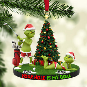 Your Hole Is My Goal Christmas Ornament Personalized Gifts For Couple