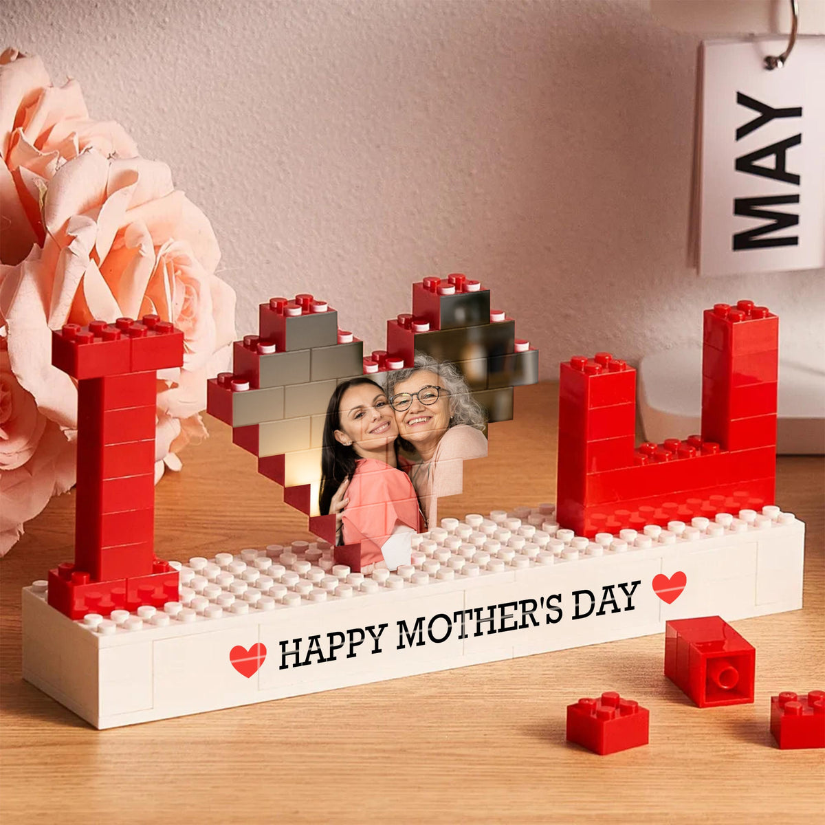 Custom Photo Best Mom Ever Building Brick Blocks Mother's Day Gifts