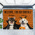 Welcome, Foolish Mortals, Personalized Doormat, Halloween Gift For Pet Lovers, Custom Photo